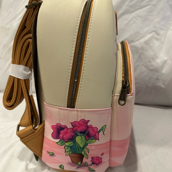 NWT Loungefly Pink Stitch & Angel Laundry Day Mini Backpack and Wallet Set main image 4